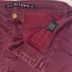 Burgundy Shorts 💋